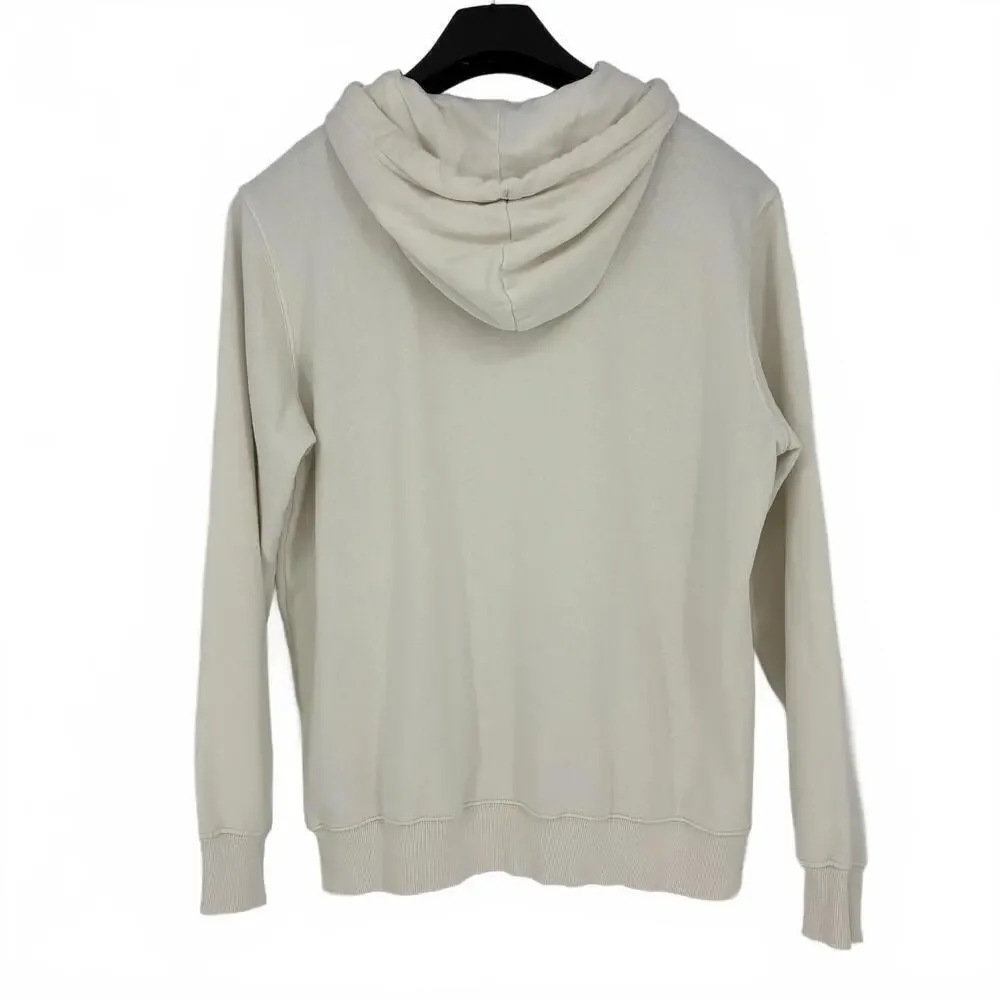 The North Face Logo Men's Hoodie Cream Color Large